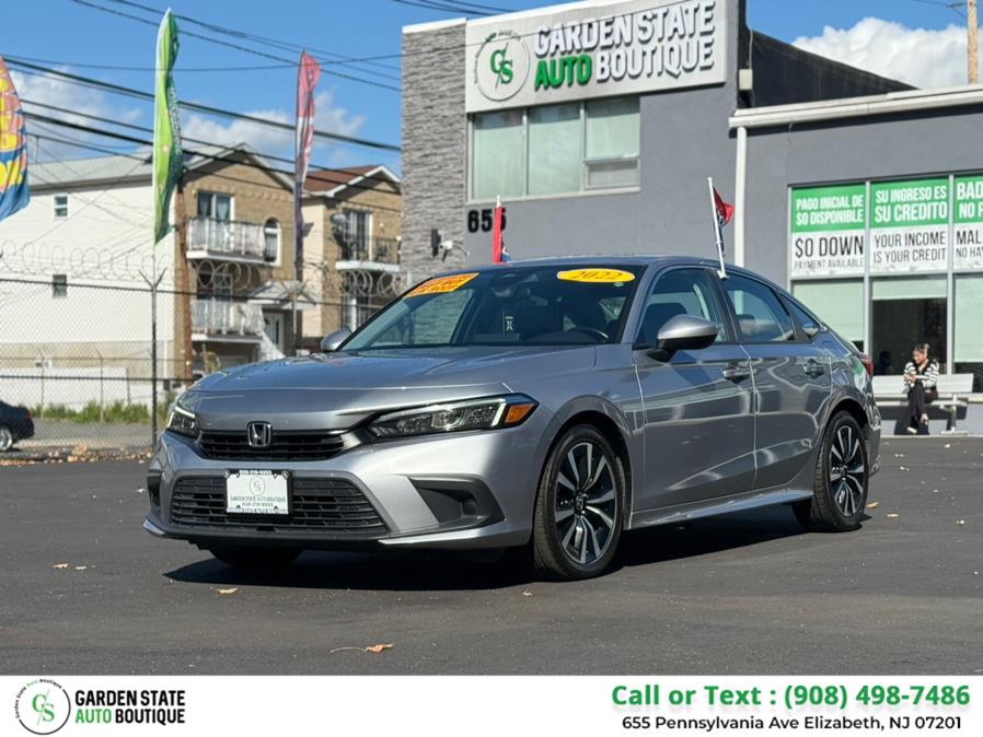 2022 Honda Civic Sedan EX CVT, available for sale in Elizabeth, New Jersey | Garden State Auto Boutique. Elizabeth, New Jersey