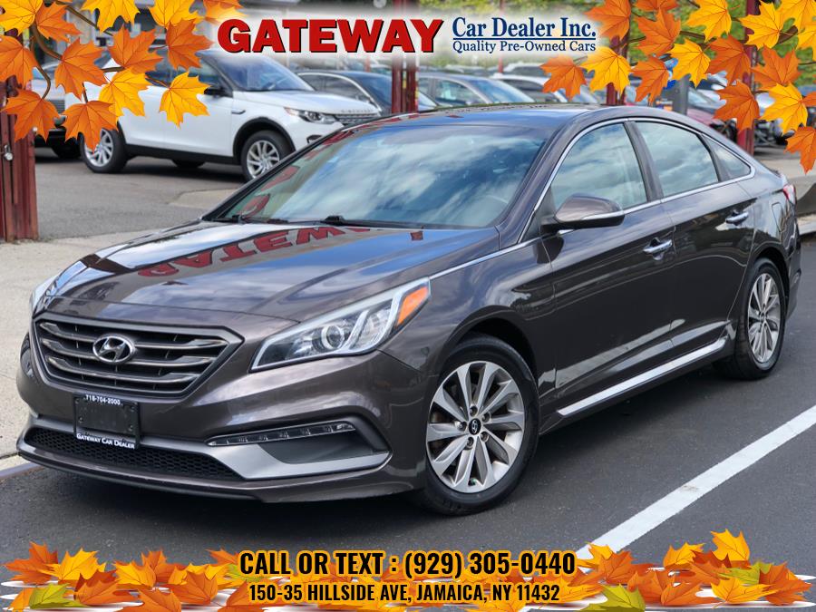 2015 Hyundai Sonata 4dr Sdn 2.4L Sport PZEV, available for sale in Jamaica, New York | Gateway Car Dealer Inc. Jamaica, New York
