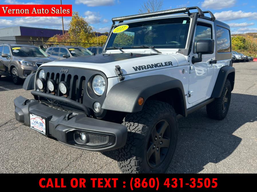 Used 2017 Jeep Wrangler in Manchester, Connecticut | Vernon Auto Sale & Service. Manchester, Connecticut