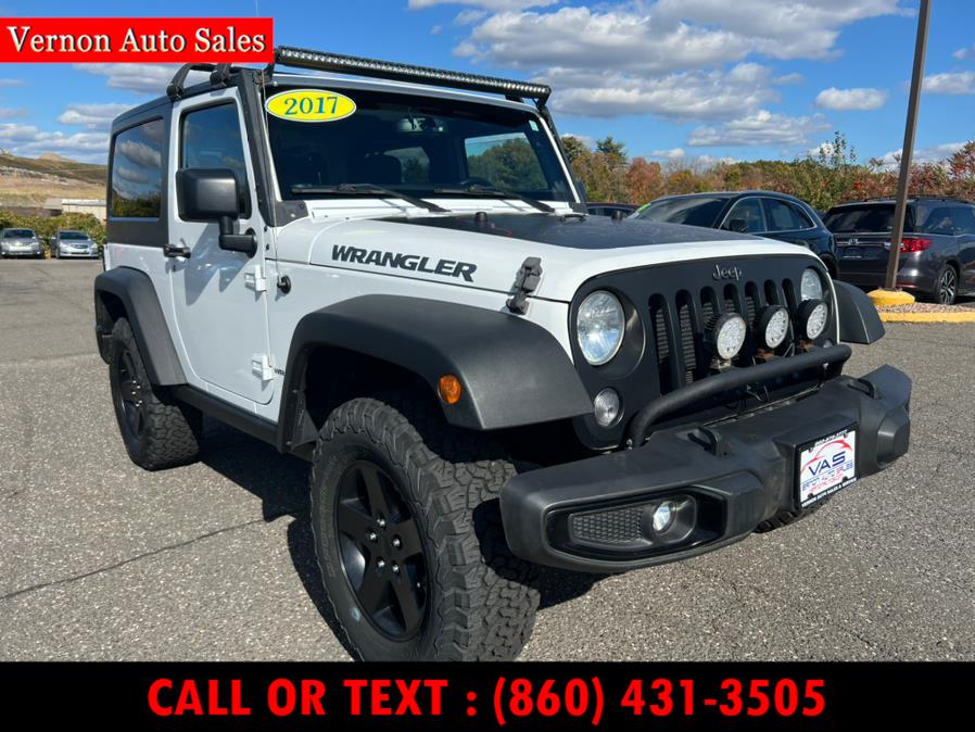 2017 Jeep Wrangler Big Bear 4x4 *Ltd Avail*, available for sale in Manchester, Connecticut | Vernon Auto Sale & Service. Manchester, Connecticut 2017 Jeep Wrangler Big Bear 4x4 *Ltd Avail*, available for sale in Manchester, Connecticut | Vernon Auto Sale & Service. Manchester, Connecticut