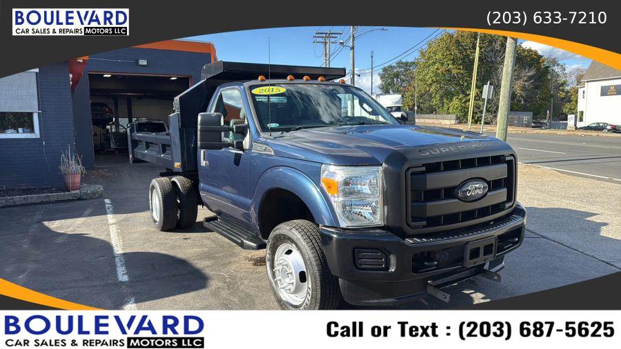 Used 2015 Ford F350 Super Duty Regular Cab & Chassis in New Haven, Connecticut | Boulevard Motors LLC. New Haven, Connecticut