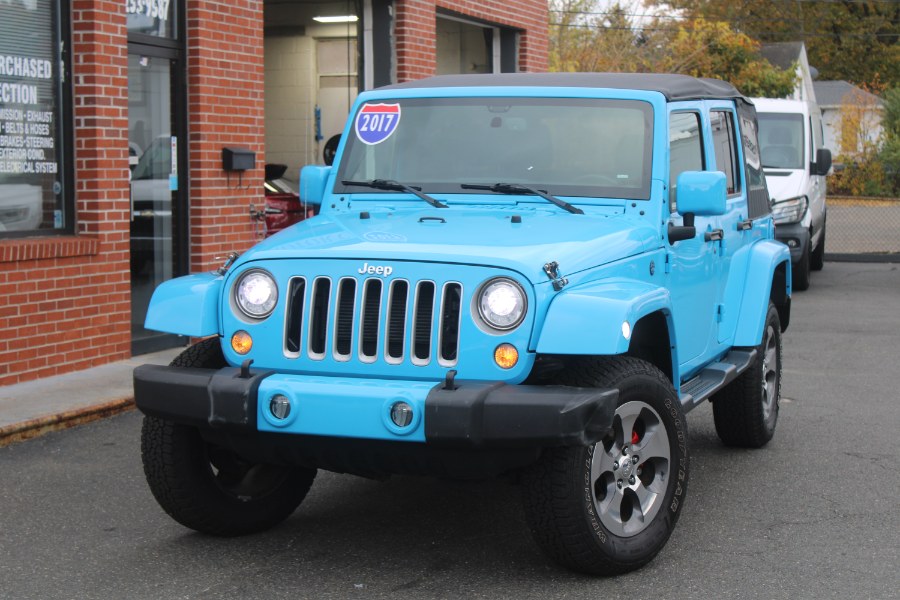 2017 Jeep Wrangler Unlimited Sahara 4x4, available for sale in ENFIELD, Connecticut | Longmeadow Motor Cars. ENFIELD, Connecticut