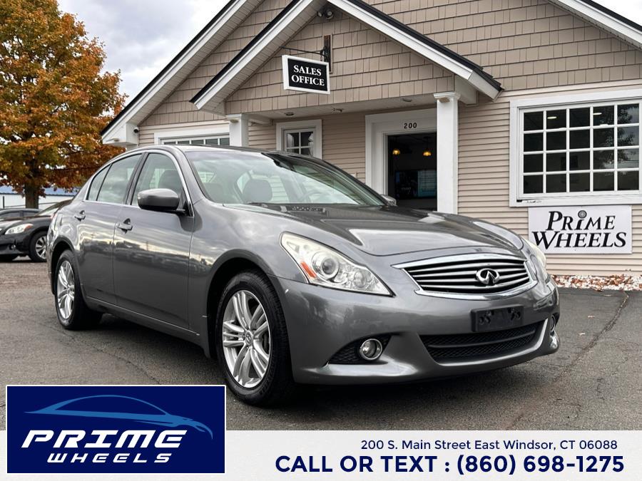 Used INFINITI G37 Sedan 4dr x AWD 2011 | Prime Wheels. East Windsor, Connecticut