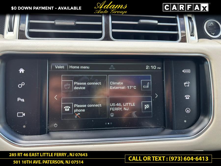 2016 Land Rover Range Rover 4WD 4dr Supercharged, available for sale in Little Ferry , New Jersey | Adams Auto Group . Little Ferry , New Jersey 2016 Land Rover Range Rover 4WD 4dr Supercharged, available for sale in Little Ferry , New Jersey | Adams Auto Group . Little Ferry , New Jersey