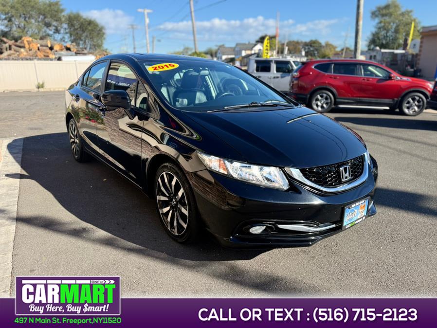 2015 Honda Civic Sedan 4dr CVT EX-L, available for sale in Freeport, New York | Carmart One LLC. Freeport, New York 2015 Honda Civic Sedan 4dr CVT EX-L, available for sale in Freeport, New York | Carmart One LLC. Freeport, New York