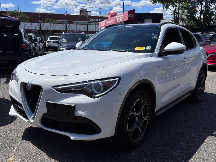 2022 Alfa Romeo Stelvio Veloce AWD, available for sale in Flushing, New York | Silverline Auto Group. Flushing, New York 2022 Alfa Romeo Stelvio Veloce AWD, available for sale in Flushing, New York | Silverline Auto Group. Flushing, New York