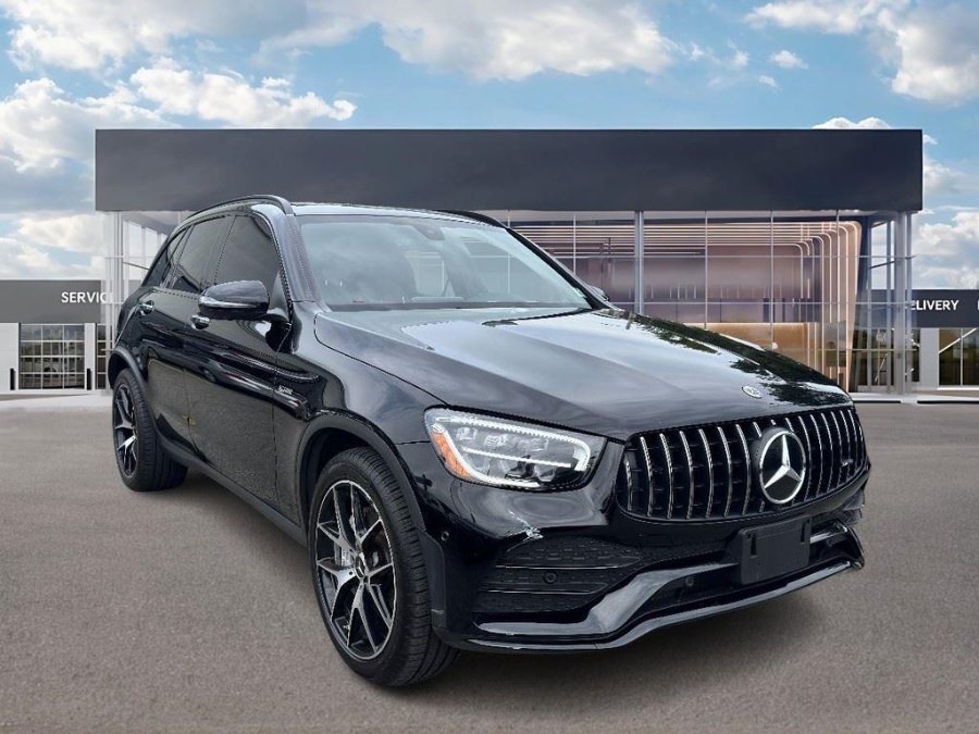 2021 Mercedes-Benz GLC AMG GLC 43 4MATIC SUV, available for sale in Flushing, New York | Silverline Auto Group. Flushing, New York