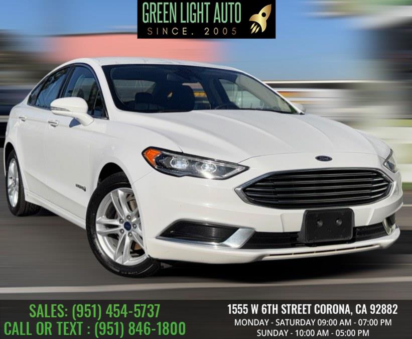 Used Ford Fusion Hybrid SE FWD 2018 | Green Light Auto. Corona, California