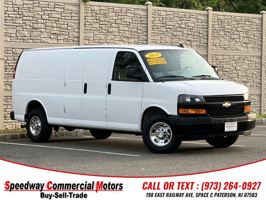 2018 Chevrolet Express Cargo Van RWD 2500 155" EXTENEDED, available for sale in Paterson, New Jersey | Speedway Commercial Motors LLC. Paterson, New Jersey 2018 Chevrolet Express Cargo Van RWD 2500 155" EXTENEDED, available for sale in Paterson, New Jersey | Speedway Commercial Motors LLC. Paterson, New Jersey