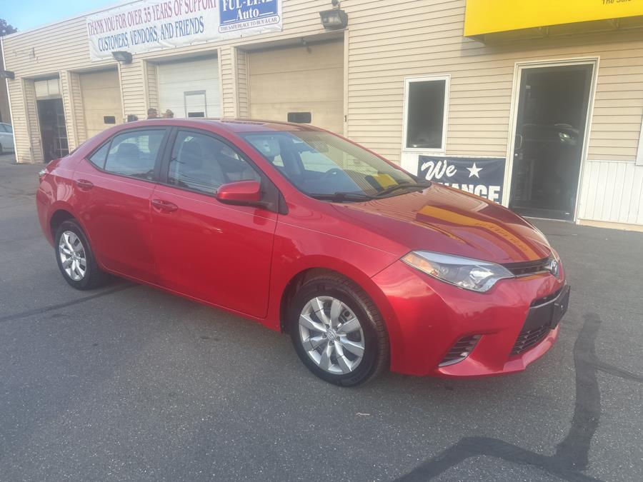2015 Toyota Corolla 4dr Sdn CVT LE (Natl), available for sale in South Windsor , Connecticut | Ful-line Auto LLC. South Windsor , Connecticut 2015 Toyota Corolla 4dr Sdn CVT LE (Natl), available for sale in South Windsor , Connecticut | Ful-line Auto LLC. South Windsor , Connecticut