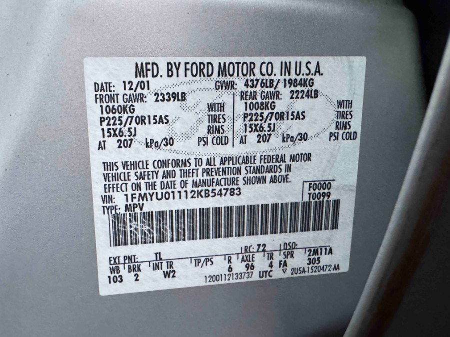 2002 Ford Escape 4dr 103" WB XLS Choice, available for sale in Lake Forest, California | Pacific Green Line. Lake Forest, California 2002 Ford Escape 4dr 103" WB XLS Choice, available for sale in Lake Forest, California | Pacific Green Line. Lake Forest, California
