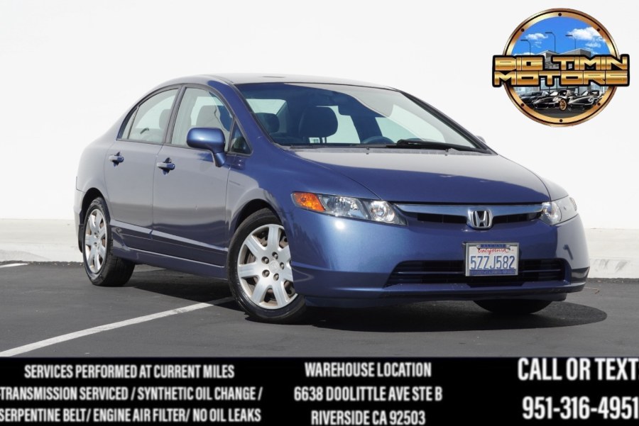 Used Honda Civic Sdn LX (ONE OWNER) LX 2007 | Big Timin Motors LLC. Riverside, California