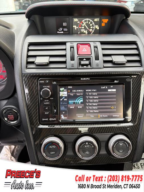 2015 Subaru WRX 4dr Sdn CVT Limited, available for sale in Meriden, Connecticut | Preeces Auto Inc. Meriden, Connecticut 2015 Subaru WRX 4dr Sdn CVT Limited, available for sale in Meriden, Connecticut | Preeces Auto Inc. Meriden, Connecticut