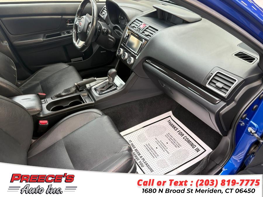 2015 Subaru WRX 4dr Sdn CVT Limited, available for sale in Meriden, Connecticut | Preeces Auto Inc. Meriden, Connecticut 2015 Subaru WRX 4dr Sdn CVT Limited, available for sale in Meriden, Connecticut | Preeces Auto Inc. Meriden, Connecticut