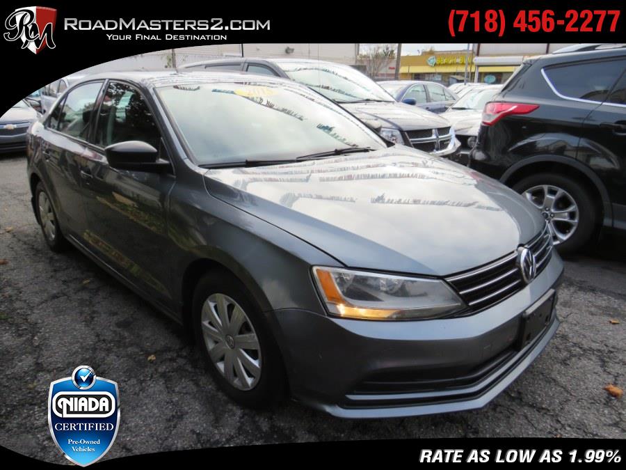 2015 Volkswagen Jetta Sedan 4dr Auto 2.0L S, available for sale in Middle Village, New York | Road Masters II INC. Middle Village, New York 2015 Volkswagen Jetta Sedan 4dr Auto 2.0L S, available for sale in Middle Village, New York | Road Masters II INC. Middle Village, New York