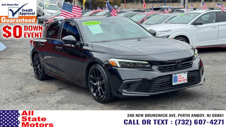 2022 Honda Civic Sedan Sport CVT, available for sale in Perth Amboy, New Jersey | All State Motor Inc. Perth Amboy, New Jersey 2022 Honda Civic Sedan Sport CVT, available for sale in Perth Amboy, New Jersey | All State Motor Inc. Perth Amboy, New Jersey
