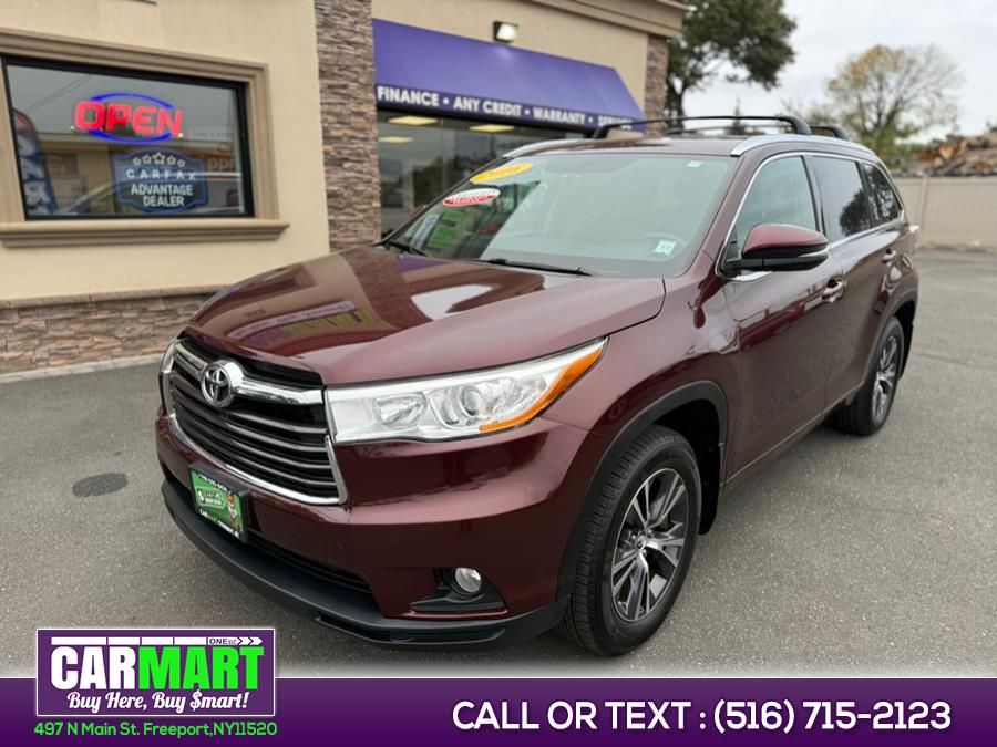 2016 Toyota Highlander AWD 4dr V6 XLE (Natl), available for sale in Freeport, New York | Carmart One LLC. Freeport, New York 2016 Toyota Highlander AWD 4dr V6 XLE (Natl), available for sale in Freeport, New York | Carmart One LLC. Freeport, New York