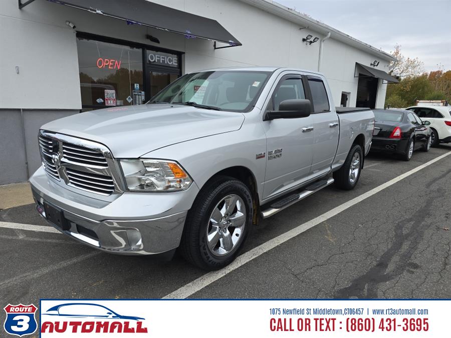 2015 Ram 1500 4WD Quad Cab 140.5" Big Horn, available for sale in Middletown, Connecticut | RT 3 AUTO MALL LLC. Middletown, Connecticut 2015 Ram 1500 4WD Quad Cab 140.5" Big Horn, available for sale in Middletown, Connecticut | RT 3 AUTO MALL LLC. Middletown, Connecticut