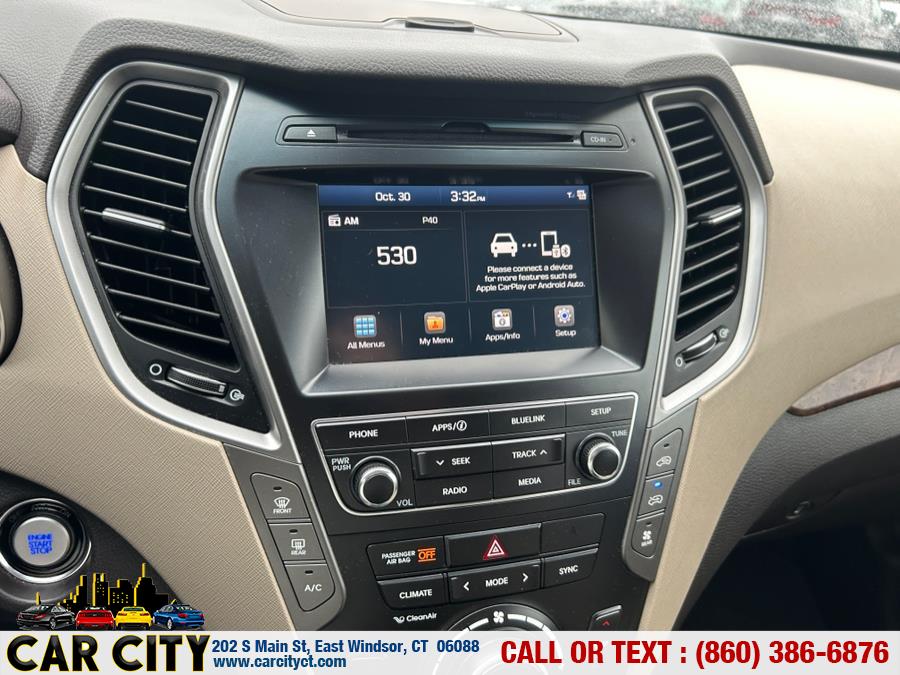 2017 Hyundai Santa Fe Limited 3.3L Auto AWD, available for sale in East Windsor, Connecticut | Car City LLC. East Windsor, Connecticut 2017 Hyundai Santa Fe Limited 3.3L Auto AWD, available for sale in East Windsor, Connecticut | Car City LLC. East Windsor, Connecticut