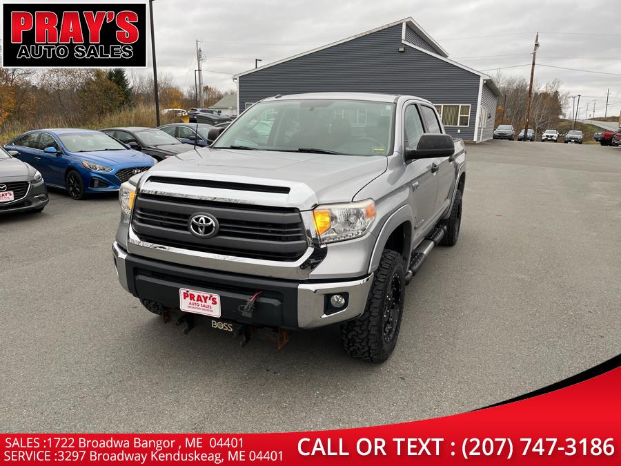 2015 Toyota Tundra 4WD Truck CrewMax 5.7L V8 6-Spd AT SR5 (Natl), available for sale in Bangor , Maine | Pray's Auto Sales . Bangor , Maine 2015 Toyota Tundra 4WD Truck CrewMax 5.7L V8 6-Spd AT SR5 (Natl), available for sale in Bangor , Maine | Pray's Auto Sales . Bangor , Maine