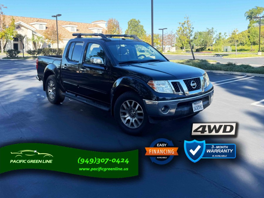 2012 Nissan Frontier 4WD Crew Cab SWB Auto SL, available for sale in Lake Forest, California | Pacific Green Line. Lake Forest, California 2012 Nissan Frontier 4WD Crew Cab SWB Auto SL, available for sale in Lake Forest, California | Pacific Green Line. Lake Forest, California
