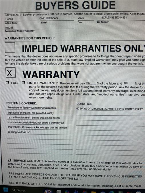 2025 Honda Civic Hatchback Sport, available for sale in Maple Shade, New Jersey | Car Revolution. Maple Shade, New Jersey 2025 Honda Civic Hatchback Sport, available for sale in Maple Shade, New Jersey | Car Revolution. Maple Shade, New Jersey