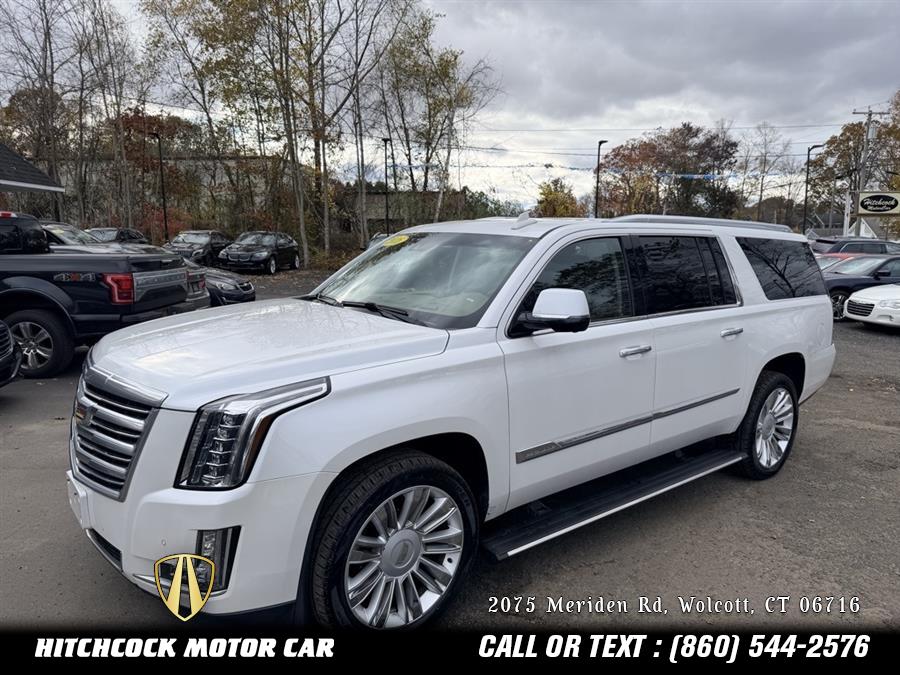 2016 Cadillac Escalade Esv Platinum Edition, available for sale in Wolcott, Connecticut | Hitchcock Motor Car. Wolcott, Connecticut 2016 Cadillac Escalade Esv Platinum Edition, available for sale in Wolcott, Connecticut | Hitchcock Motor Car. Wolcott, Connecticut