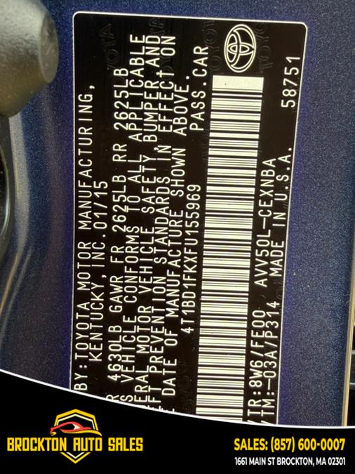 2015 Toyota Camry Hybrid 4dr Sdn XLE (Natl), available for sale in BROCKTON, Massachusetts | Brockton Auto Sales Inc. BROCKTON, Massachusetts 2015 Toyota Camry Hybrid 4dr Sdn XLE (Natl), available for sale in BROCKTON, Massachusetts | Brockton Auto Sales Inc. BROCKTON, Massachusetts