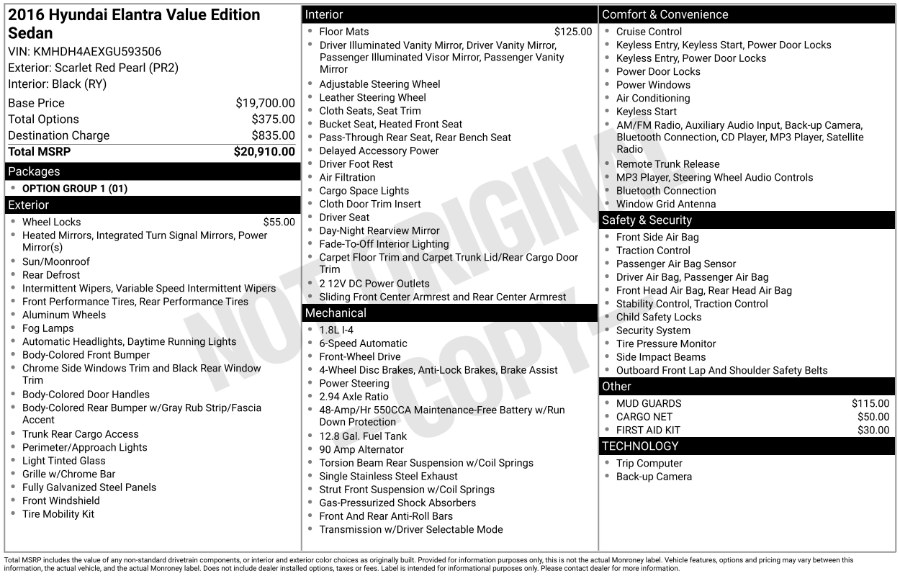 2016 Hyundai Elantra