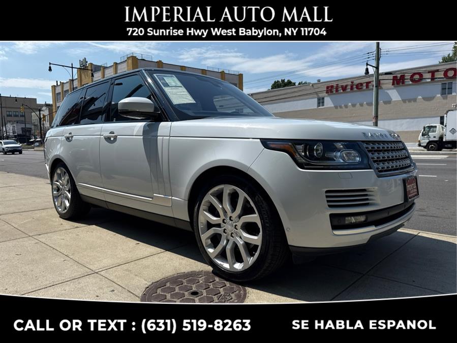 Used 2016 Land Rover Range Rover in West Babylon, New York | Imperial Auto Mall. West Babylon, New York