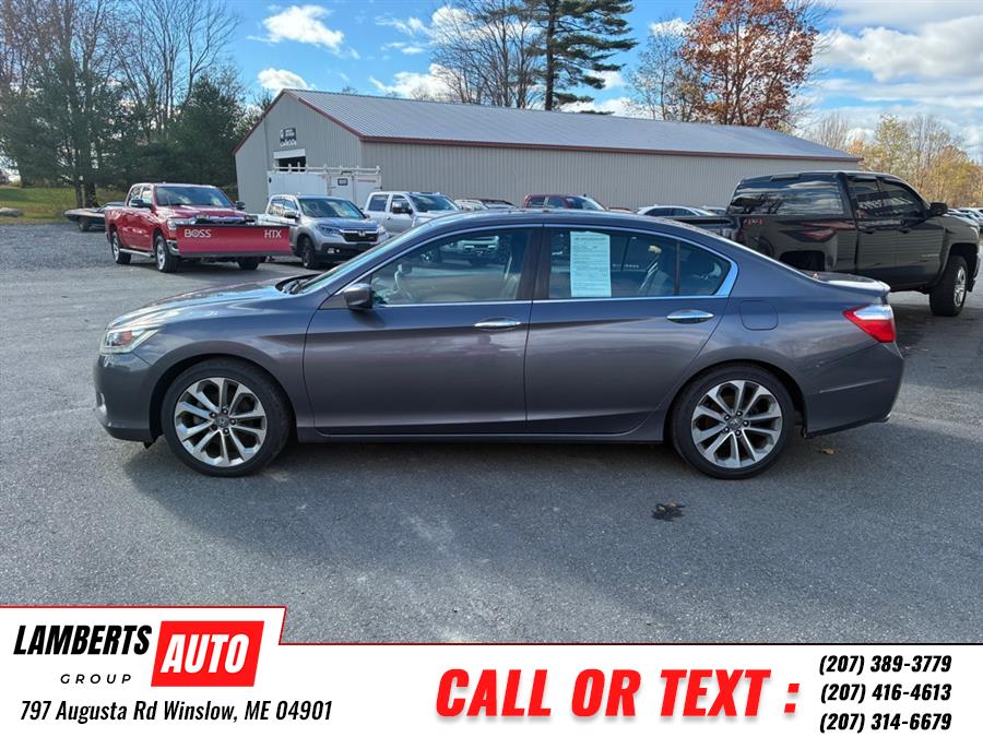 2014 Honda Accord SPORT, available for sale in Winslow, Maine | Lamberts Auto Group LLC. Winslow, Maine 2014 Honda Accord SPORT, available for sale in Winslow, Maine | Lamberts Auto Group LLC. Winslow, Maine