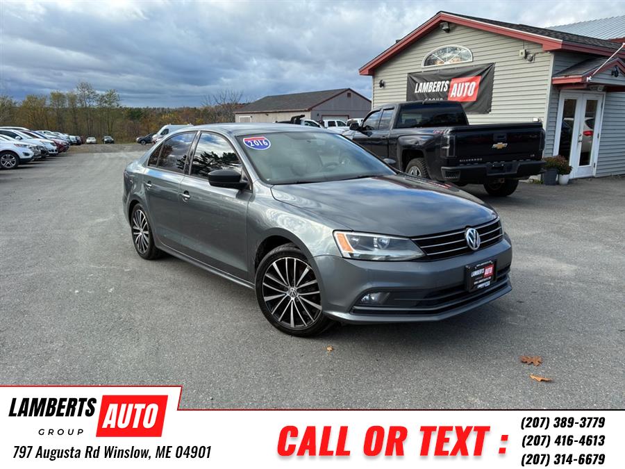 2016 Volkswagen Jetta 1.8T SPORT, available for sale in Winslow, Maine | Lamberts Auto Group LLC. Winslow, Maine 2016 Volkswagen Jetta 1.8T SPORT, available for sale in Winslow, Maine | Lamberts Auto Group LLC. Winslow, Maine
