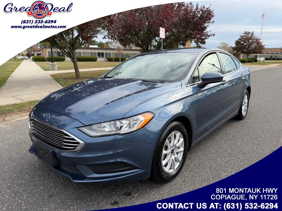 2018 Ford Fusion S FWD, available for sale in Copiague, New York | Great Deal Motors. Copiague, New York