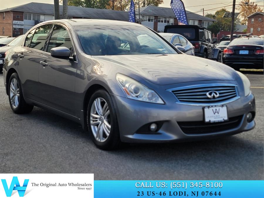 2013 INFINITI G37 Sedan 4dr x AWD, available for sale in Lodi, New Jersey | AW Auto & Truck Wholesalers, Inc. Lodi, New Jersey