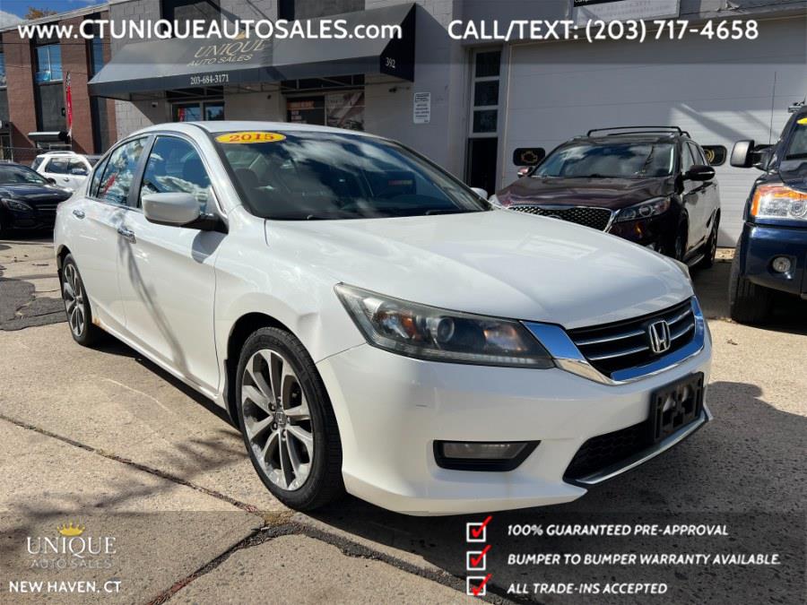 Used 2015 Honda Accord Sedan in New Haven, Connecticut | Unique Auto Sales LLC. New Haven, Connecticut