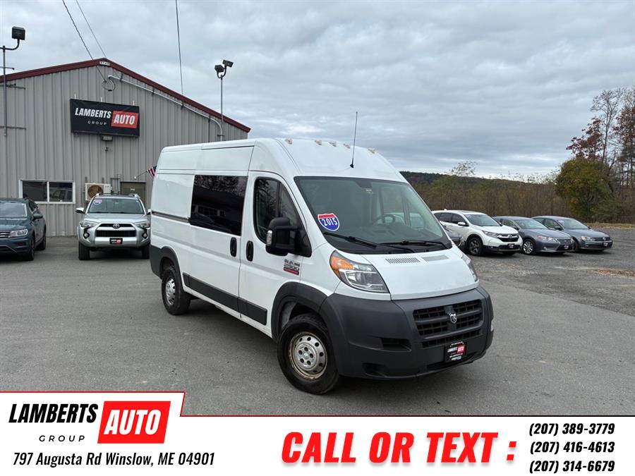 2015 Ram Promaster 2500 136 WB, available for sale in Winslow, Maine | Lamberts Auto Group LLC. Winslow, Maine