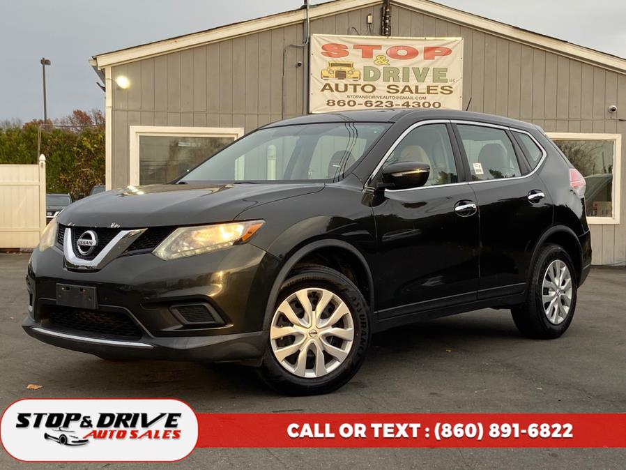 2015 Nissan Rogue AWD 4dr SV, available for sale in East Windsor, Connecticut | Stop & Drive Auto Sales. East Windsor, Connecticut