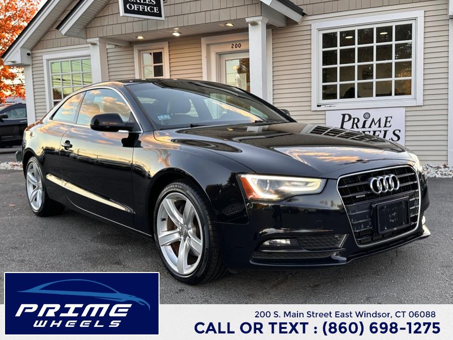 2014 Audi A5 2dr Cpe Auto quattro 2.0T Premium, available for sale in East Windsor, Connecticut | Prime Wheels. East Windsor, Connecticut
