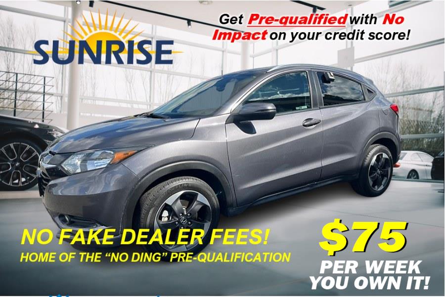 2018 Honda HR-V EX-L Navi AWD CVT  LOW MILES!!!, available for sale in Elmont, New York | Sunrise of Elmont. Elmont, New York