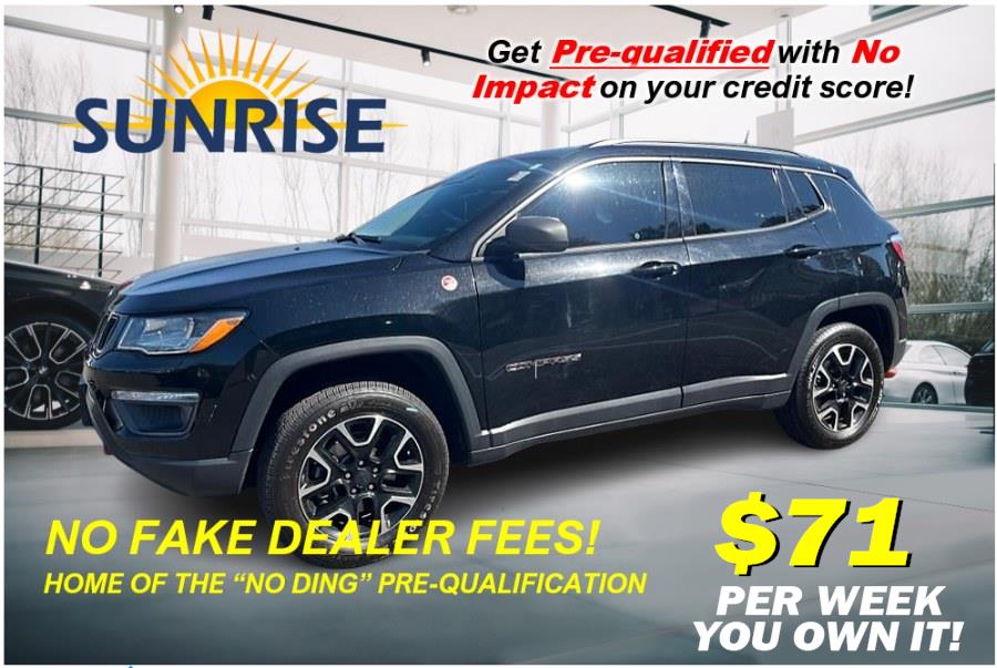 2020 Jeep Compass Trailhawk 4x4  LOW MILES!!, available for sale in Elmont, New York | Sunrise of Elmont. Elmont, New York