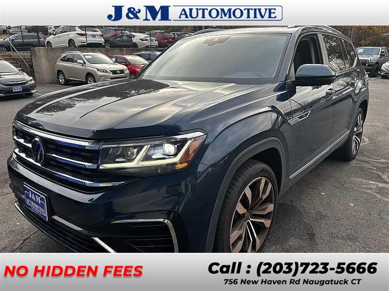 2021 Volkswagen Atlas 3.6L V6 SEL R-Line, available for sale in Naugatuck, Connecticut | J&M Automotive Sls&Svc LLC. Naugatuck, Connecticut