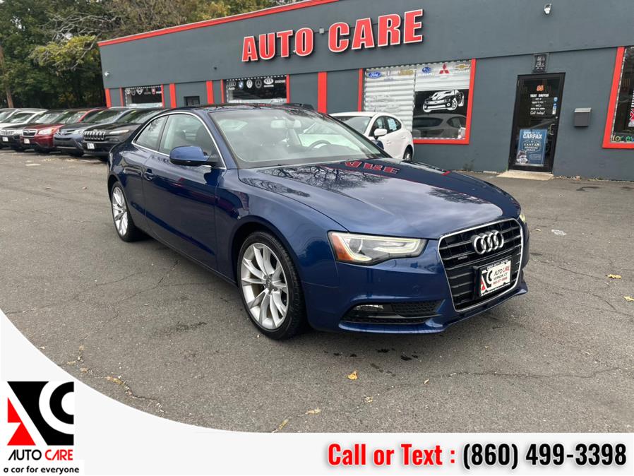 2013 Audi A5 2dr Cpe Auto quattro 2.0T Premium, available for sale in Vernon , Connecticut | Auto Care Motors. Vernon , Connecticut