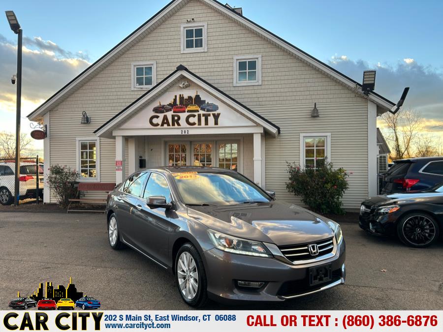 2013 Honda Accord Sdn 4dr V6 Auto EX-L, available for sale in East Windsor, Connecticut | Car City LLC. East Windsor, Connecticut