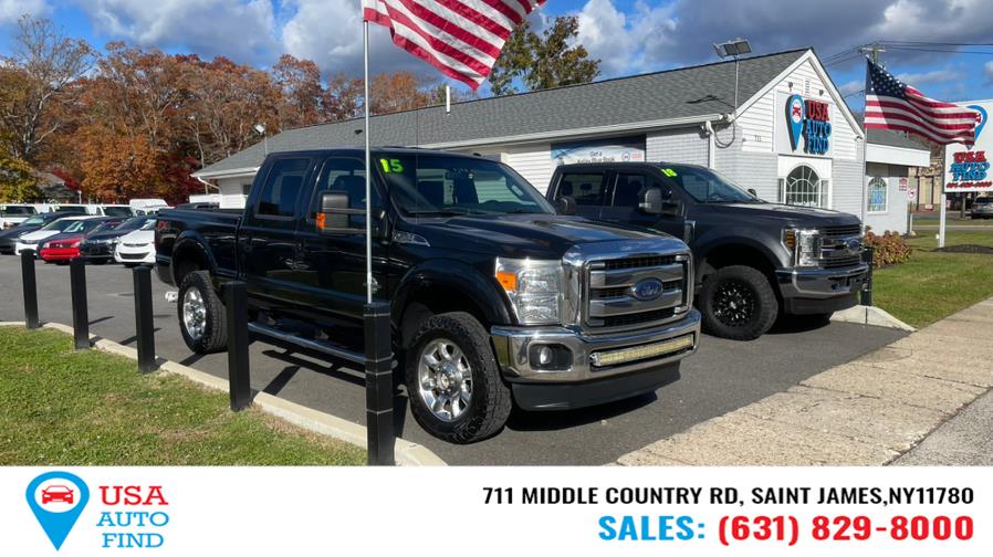 2015 Ford Super Duty F-250 SRW 4WD Crew Cab 172" Lariat, available for sale in Saint James, New York | USA Auto Find. Saint James, New York