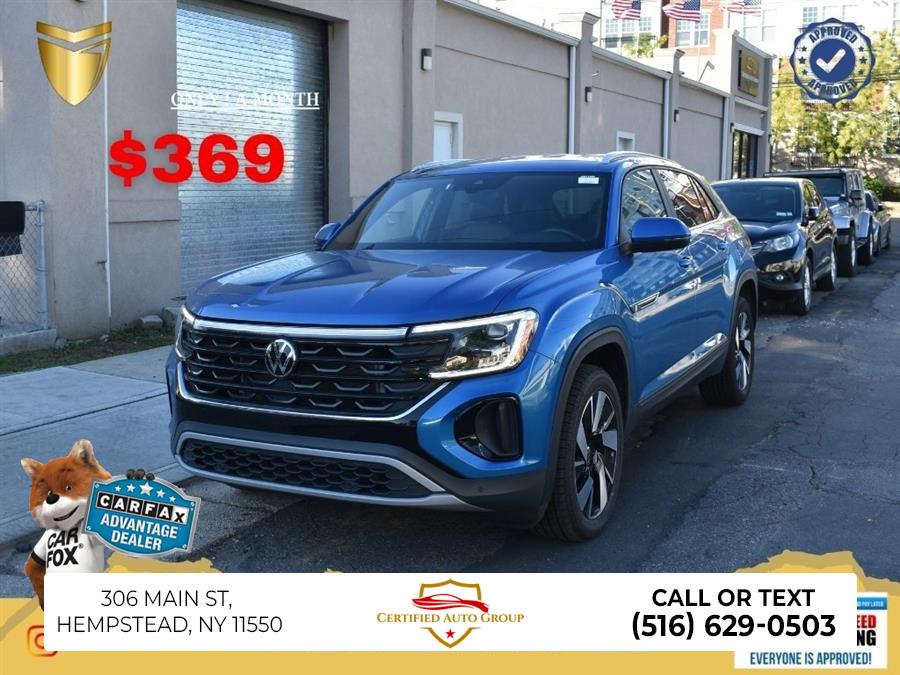 2024 Volkswagen Atlas Cross Sport 2.0T SE w/Technology, available for sale in Hempstead, New York | Certified Auto Group. Hempstead, New York