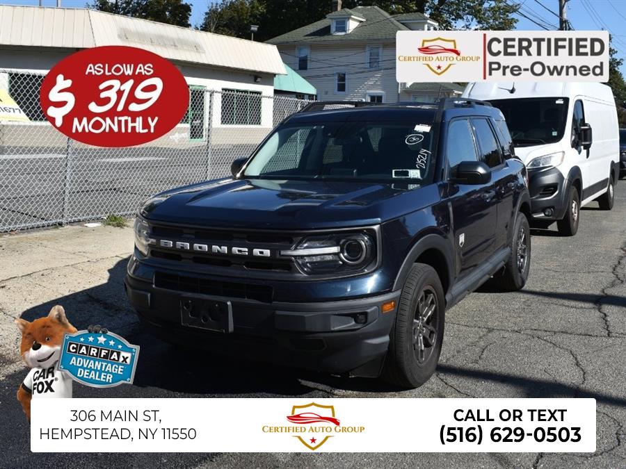 Used 2021 Ford Bronco Sport in Hempstead, New York | Certified Automotive Group. Hempstead, New York