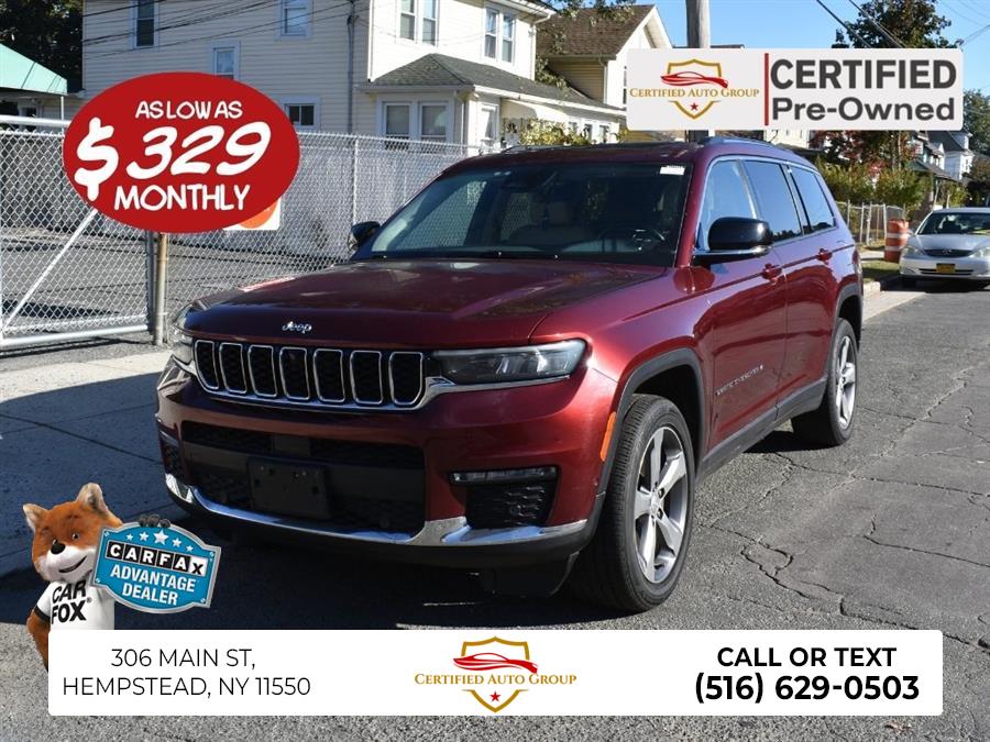 Used 2021 Jeep Grand Cherokee l in Hempstead, New York | Certified Automotive Group. Hempstead, New York