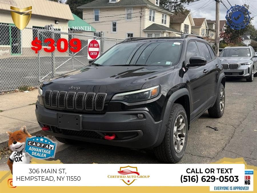 2022 Jeep Cherokee Trailhawk, available for sale in Hempstead, New York | Certified Auto Group. Hempstead, New York