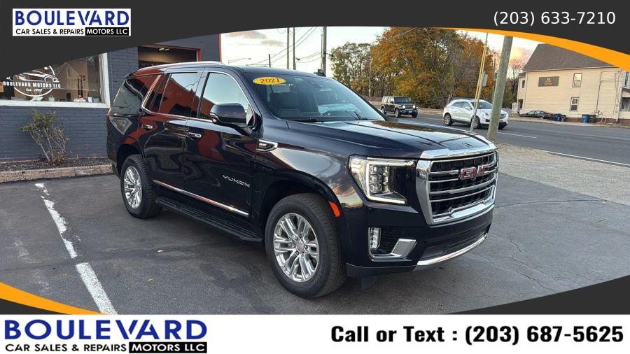2021 GMC Yukon SLT Sport Utility 4D, available for sale in New Haven, Connecticut | Boulevard Motors LLC. New Haven, Connecticut