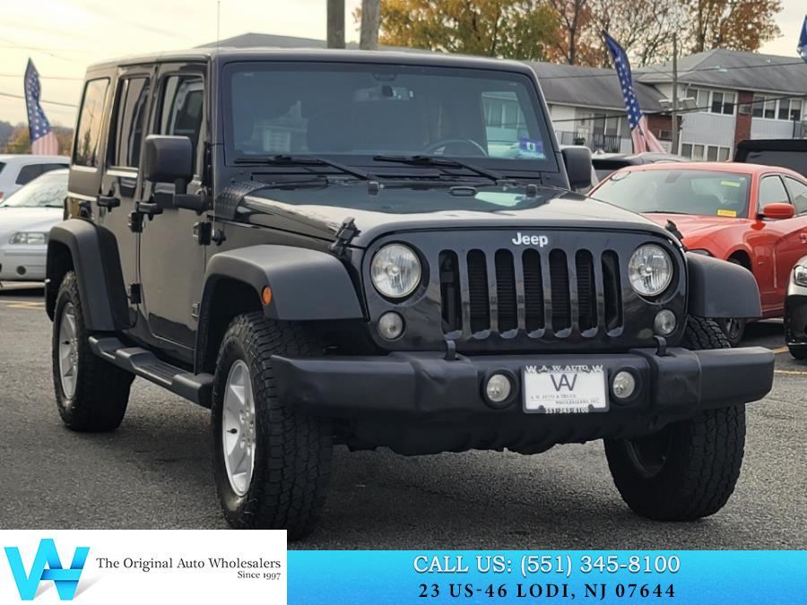 Used Jeep Wrangler Unlimited Sport 4x4 2017 | AW Auto & Truck Wholesalers, Inc. Lodi, New Jersey